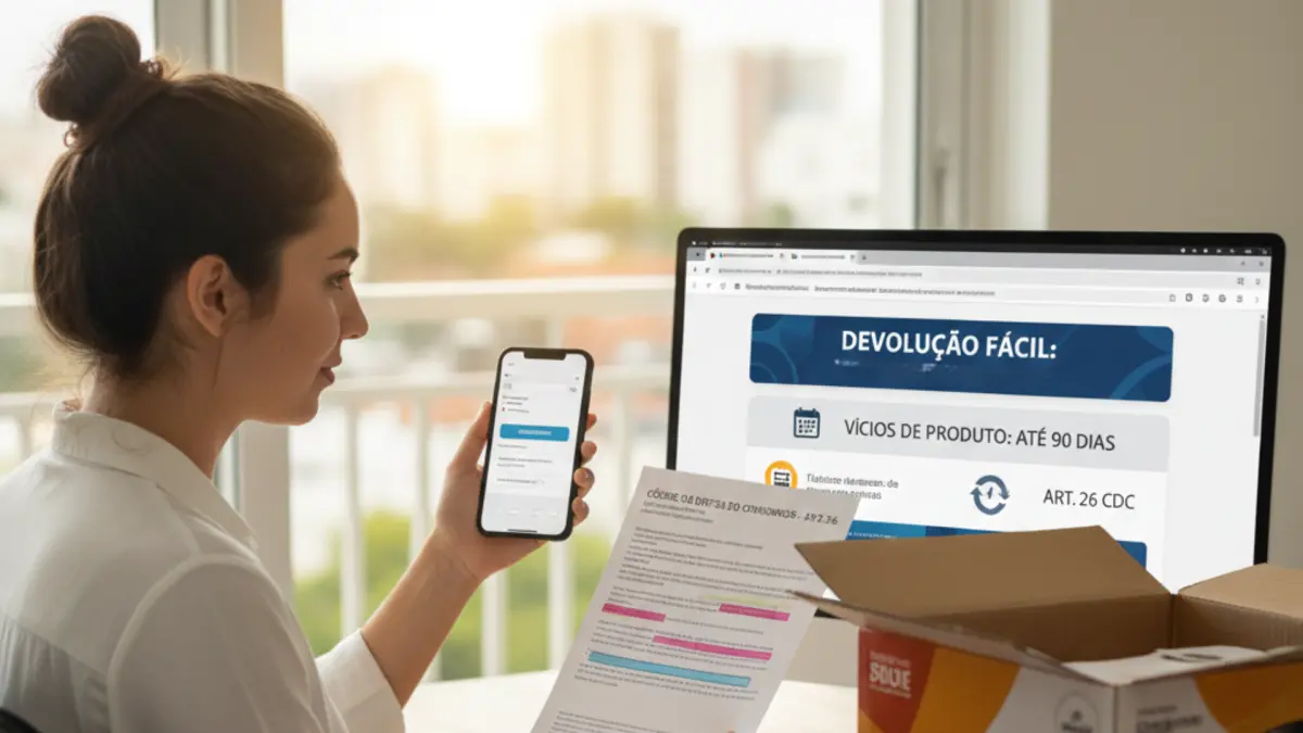 Direito do Consumidor em Compras Online: Prazo para Devolver Produto e Ressarcimento Segundo o Art. 26 do CDC