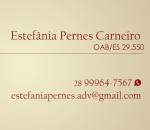 Advogado Correspondente Jurídico: Estefânia Da Silva Pernes Carneiro