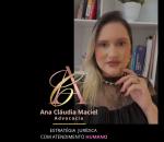 Advogado Correspondente Jurídico: Ana Claudia Maciel Borges