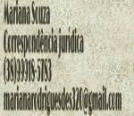 Advogado Correspondente Jurídico: Mariana Rodrigues De Souza